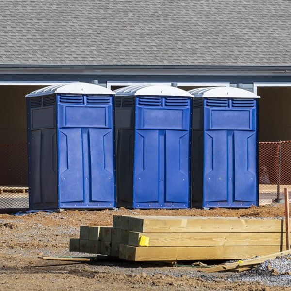 are there different sizes of portable restrooms available for rent in Whitehall